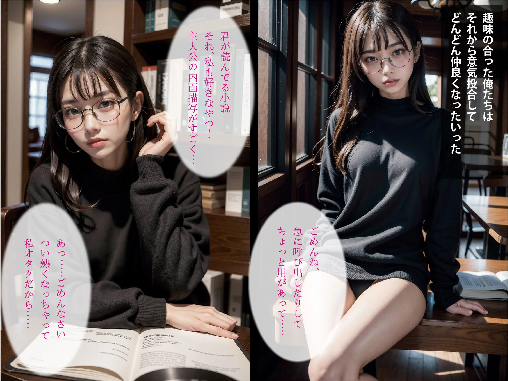 巨乳の文学メガネ処女にホテルで朝フェラしてもらうまで