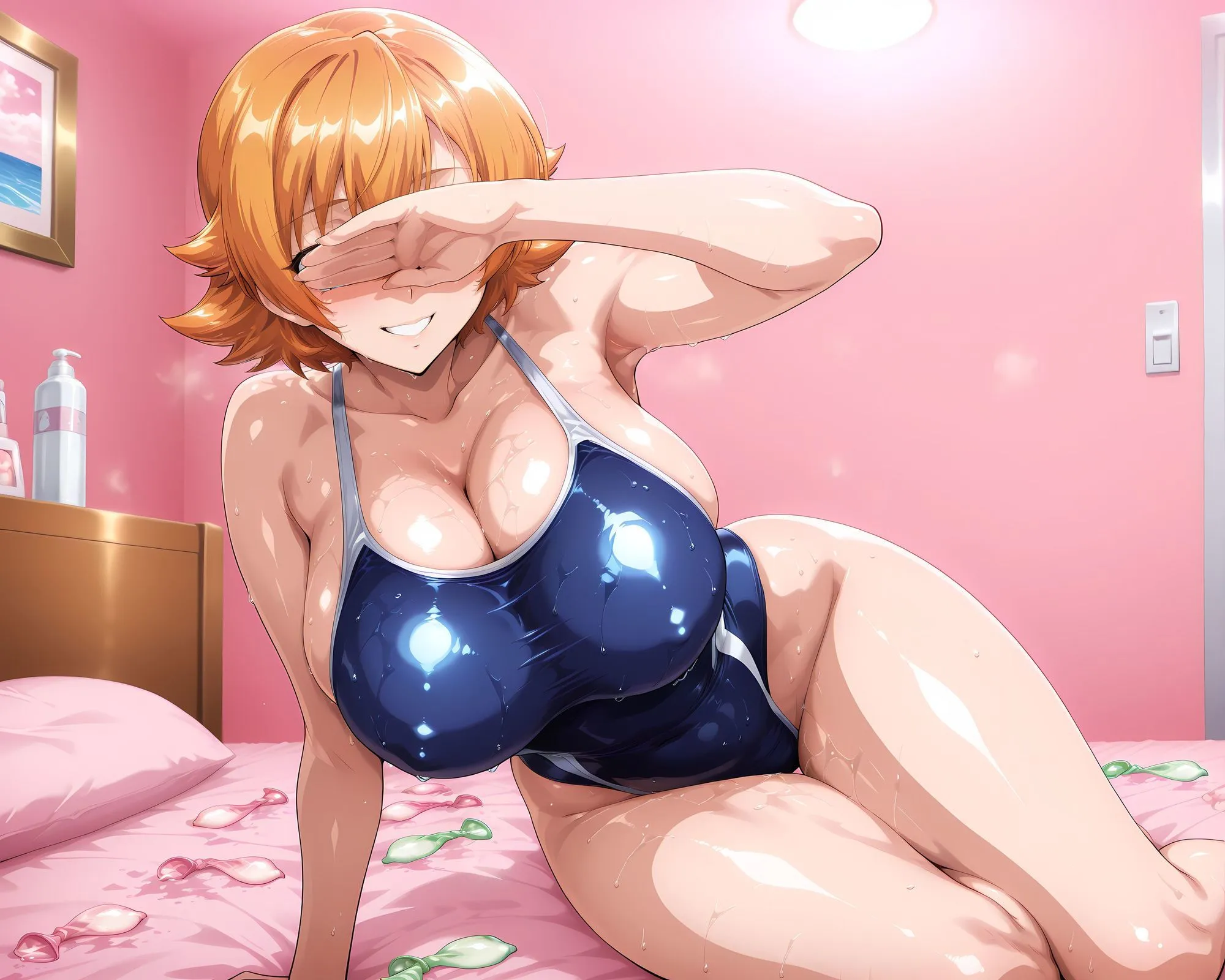 コスプレ特化風俗店 〜井●さくらとイチャラブ競泳水着プレイ！〜