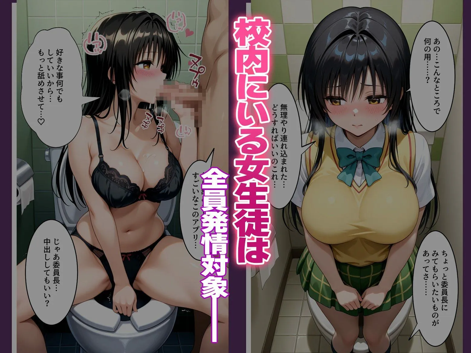 〜チートすぎる発情アプリ〜効果絶大絶頂修学旅行 古手●唯＆西●寺編 Vol.7