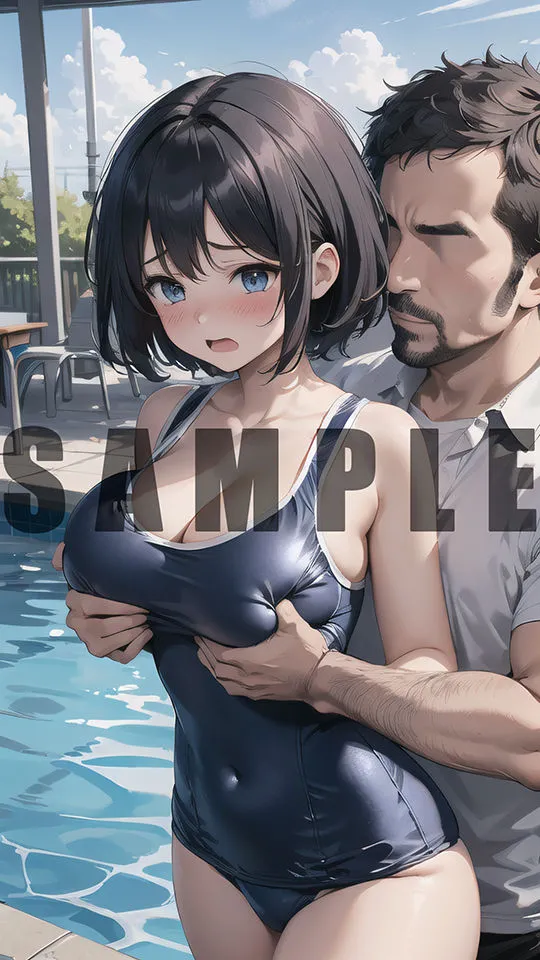 次回作でヤリチンに処女を奪われる清楚系黒髪ショートカット巨乳美少女のグラビア写真集