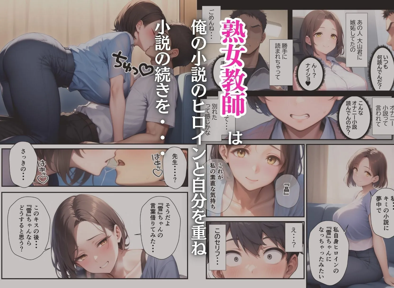 憧れのむちむち熟女教師と特別課外セックスで童貞卒業