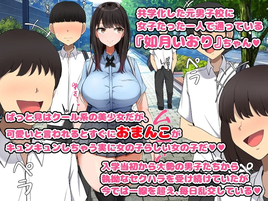 共学になった元男子校にチョロい性格の女子がたった一人だけ入学したら・・・4