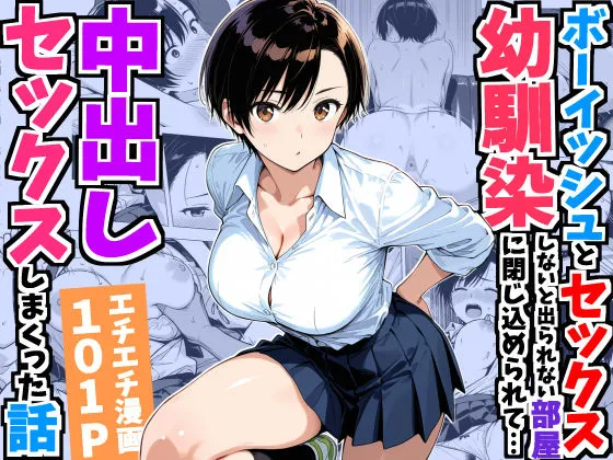 ボーイッシュ幼馴染と「セックスしないと出られない部屋」に閉じ込められて&hellip;中出しセックスしまくった話
