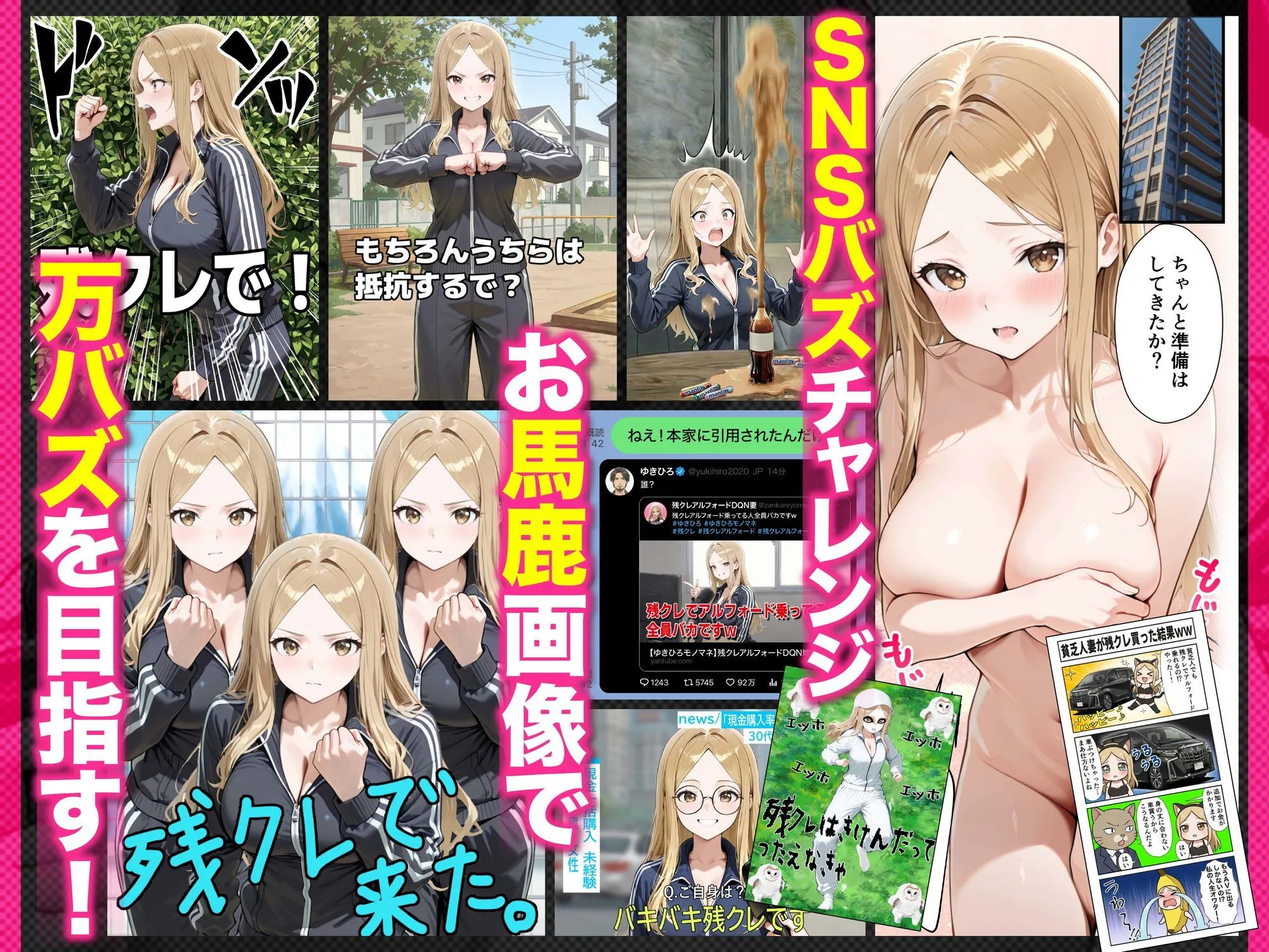 残クレアルフォード元ヤン人妻（32歳3人子持ちママ）NTR PART3（SNSバズチャレンジ編）